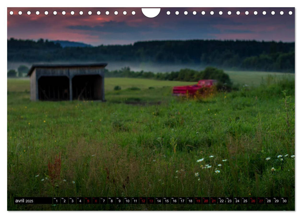 Paysages du Québec (CALVENDO Calendrier mensuel 2025)