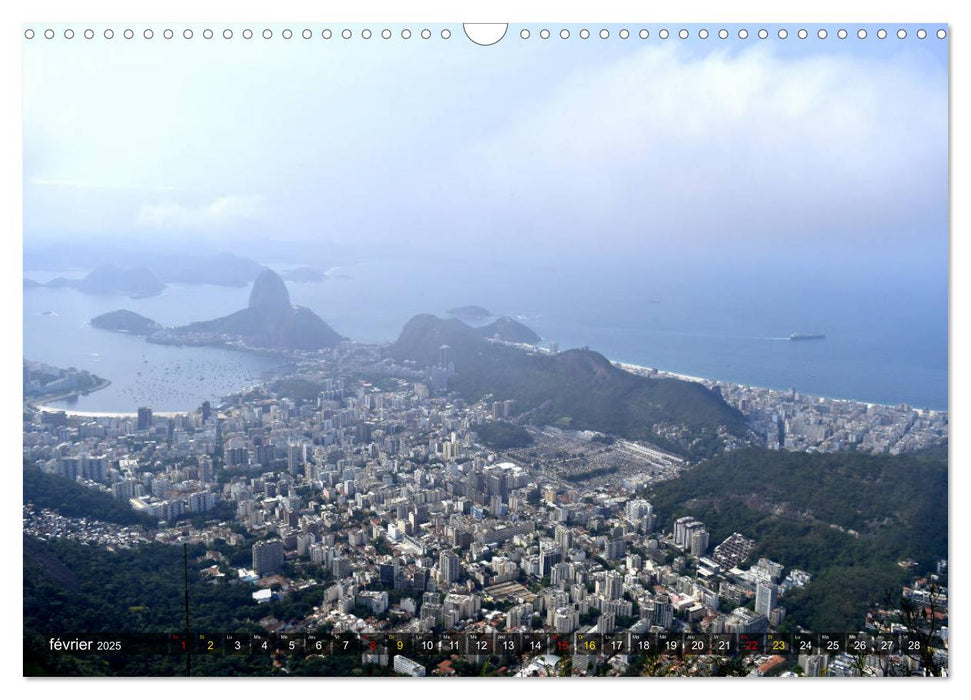 Tout simplement Rio de Janeiro (CALVENDO Calendrier mensuel 2025)