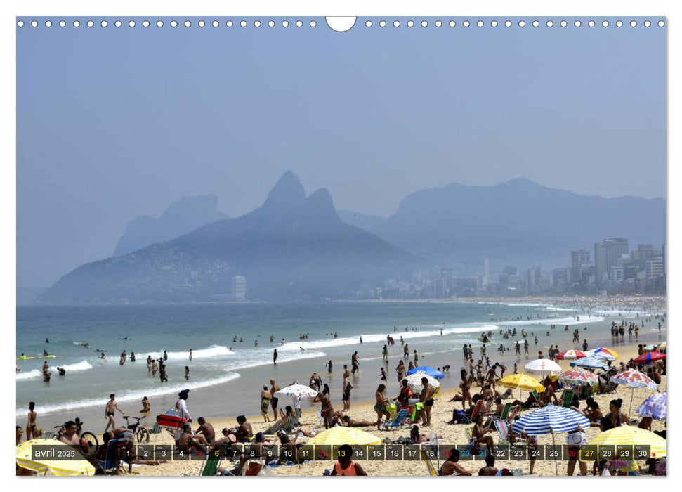 Tout simplement Rio de Janeiro (CALVENDO Calendrier mensuel 2025)