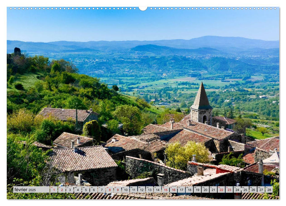 La beauté de l'Ardèche (CALVENDO Calendrier supérieur 2025)