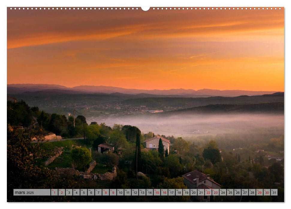 La beauté de l'Ardèche (CALVENDO Calendrier supérieur 2025)