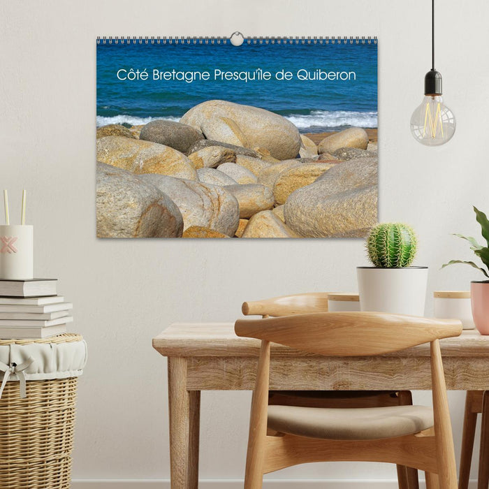 Côté Bretagne Presqu'île de Quiberon (CALVENDO Calendrier mensuel 2025)