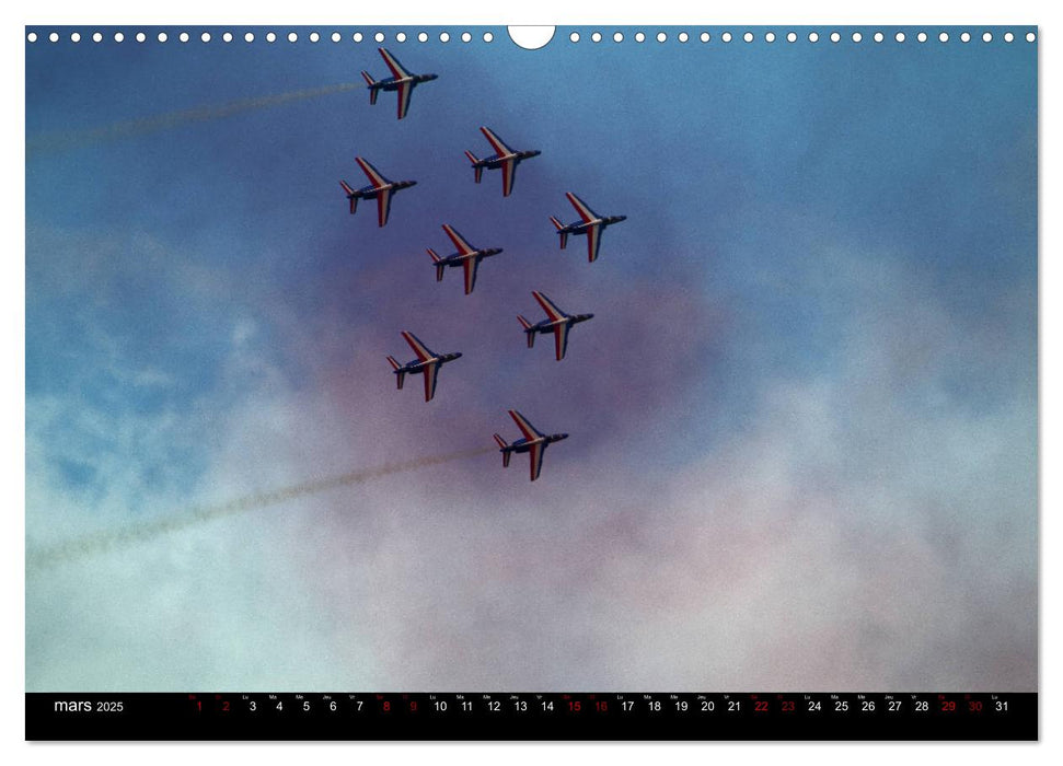 Arabesques dans le ciel de France (CALVENDO Calendrier mensuel 2025)