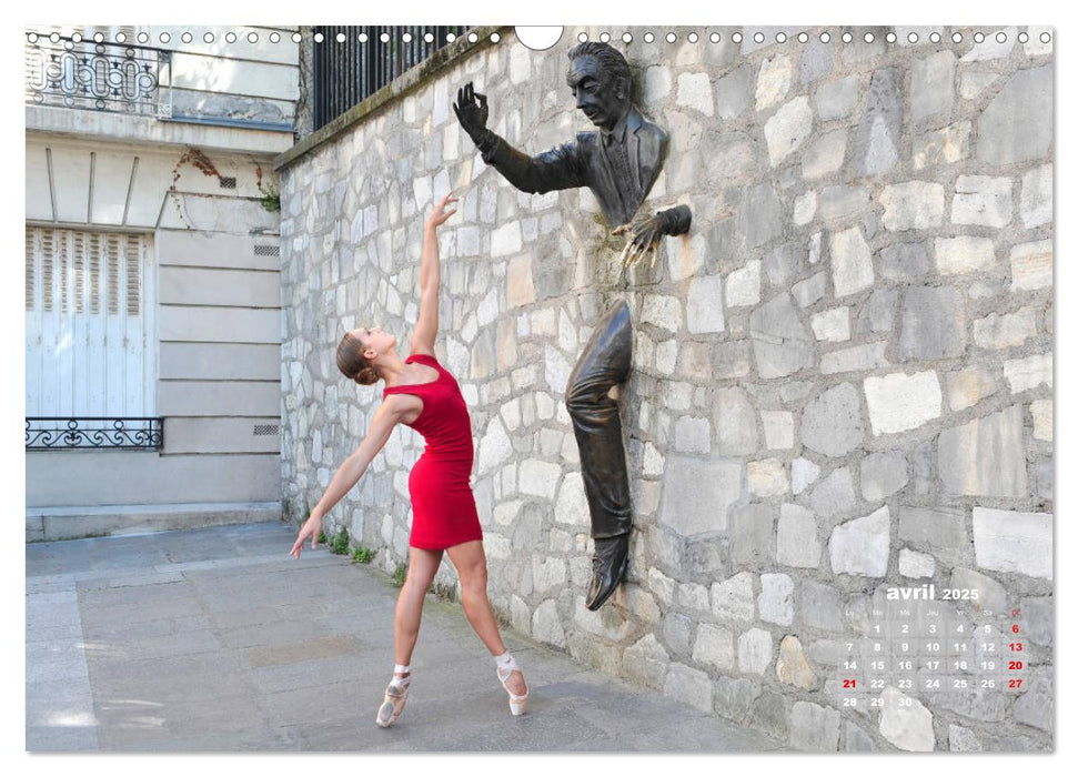 Des danseurs dans la ville 3 L'Oeil et le Mouvement (CALVENDO Calendrier mensuel 2025)