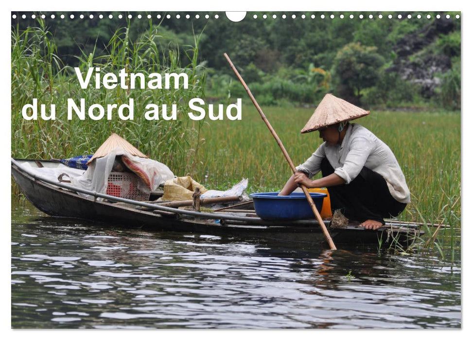 Vietnam du Nord au Sud (CALVENDO Calendrier mensuel 2025)