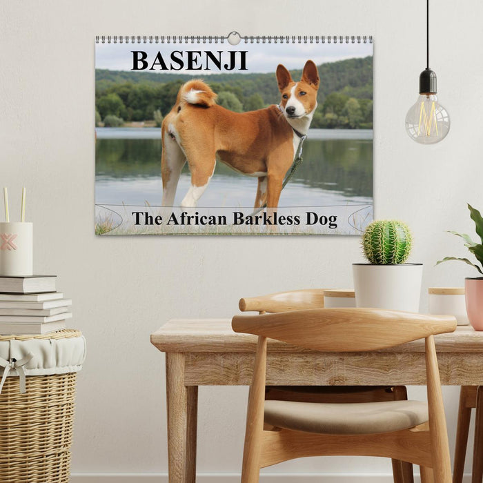 Basenji the African Barkless Dog (CALVENDO Monthly Calendar 2025)