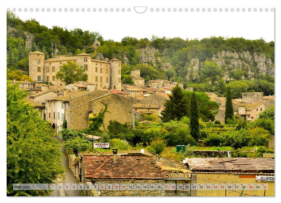 La beauté de l'Ardèche (CALVENDO Calendrier mensuel 2025)