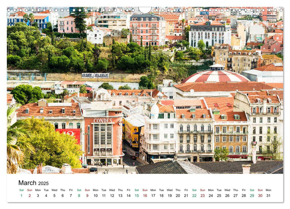 A Trip Through Portugal (CALVENDO Monthly Calendar 2025)