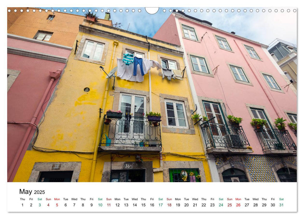 A Trip Through Portugal (CALVENDO Monthly Calendar 2025)