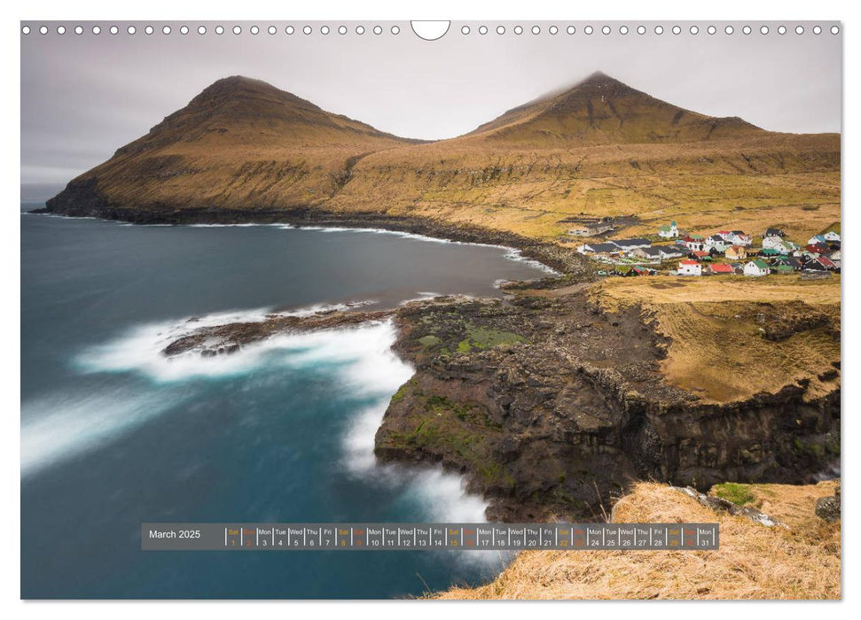 Spectacular beauty - Faroe Islands (CALVENDO Monthly Calendar 2025)