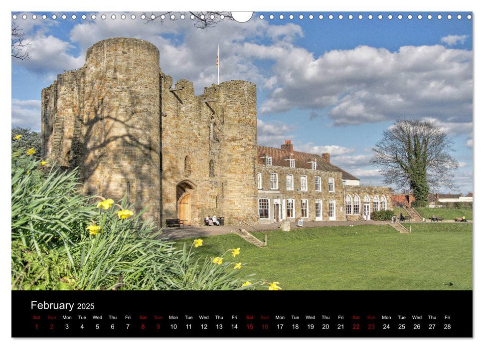 Castles of Kent and Sussex (CALVENDO Monthly Calendar 2025)