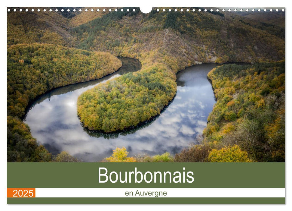 Bourbonnais en Auvergne (CALVENDO Calendrier mensuel 2025)