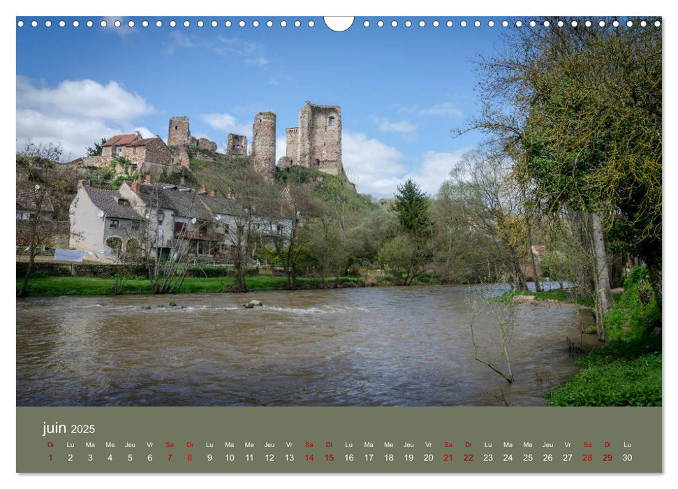 Bourbonnais en Auvergne (CALVENDO Calendrier mensuel 2025)