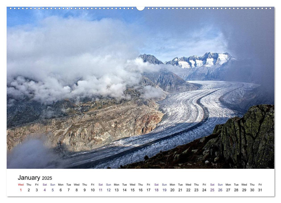 Swiss mountains unforgettable moments (CALVENDO Premium-Calendar 2025)