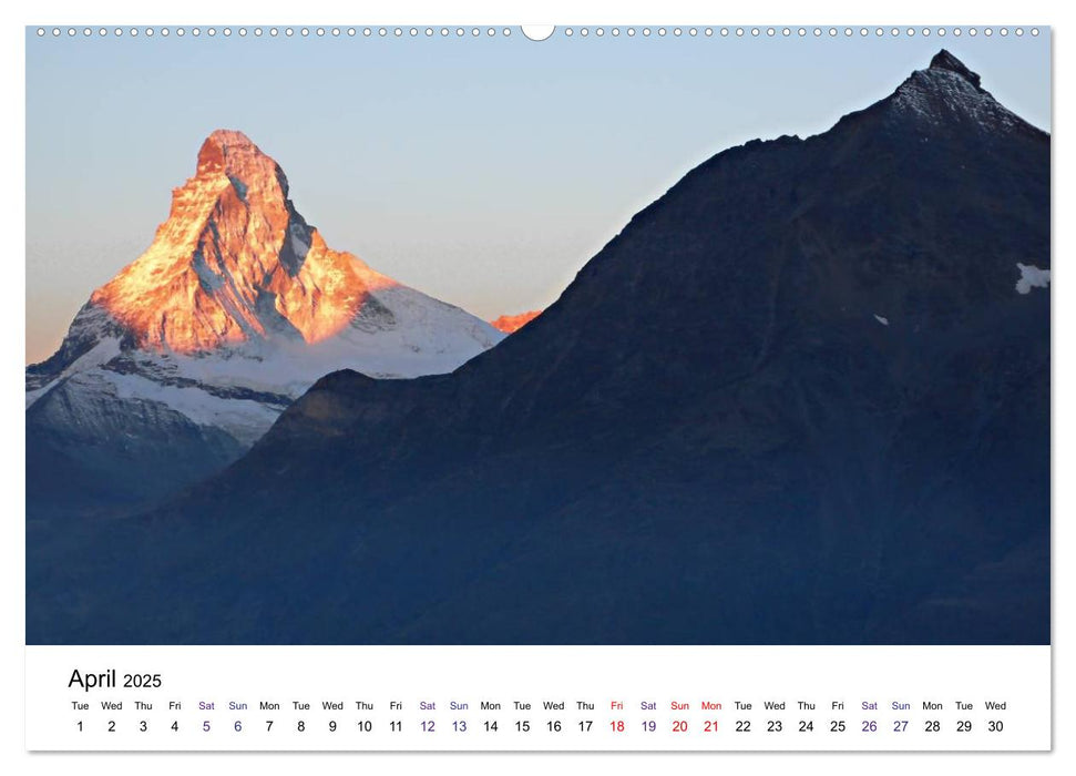 Swiss mountains unforgettable moments (CALVENDO Premium-Calendar 2025)