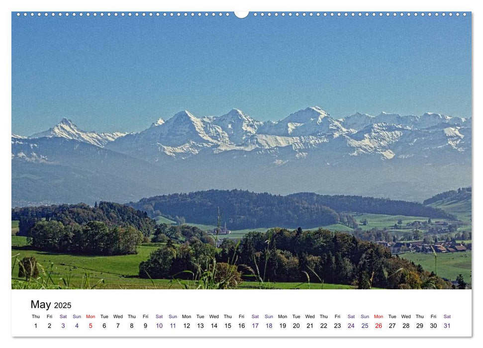 Swiss mountains unforgettable moments (CALVENDO Premium-Calendar 2025)