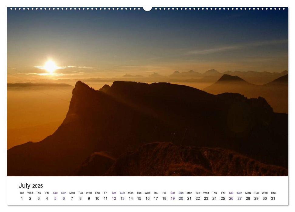 Swiss mountains unforgettable moments (CALVENDO Premium-Calendar 2025)