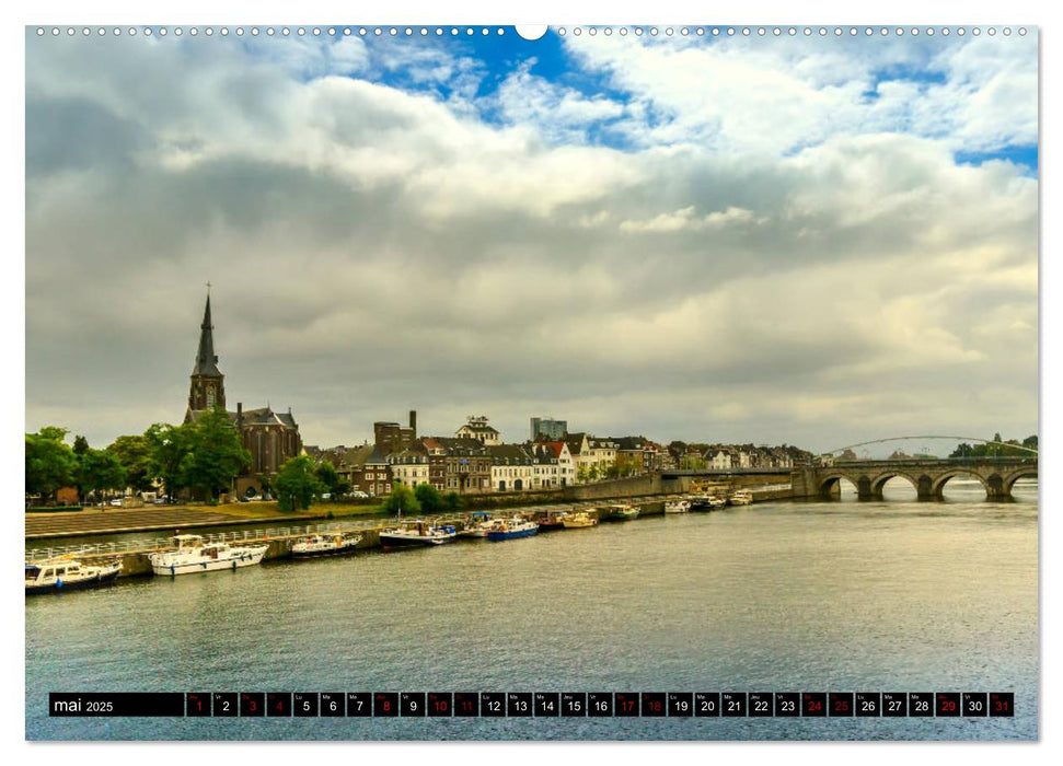 Balade à Maastricht (CALVENDO Calendrier supérieur 2025)