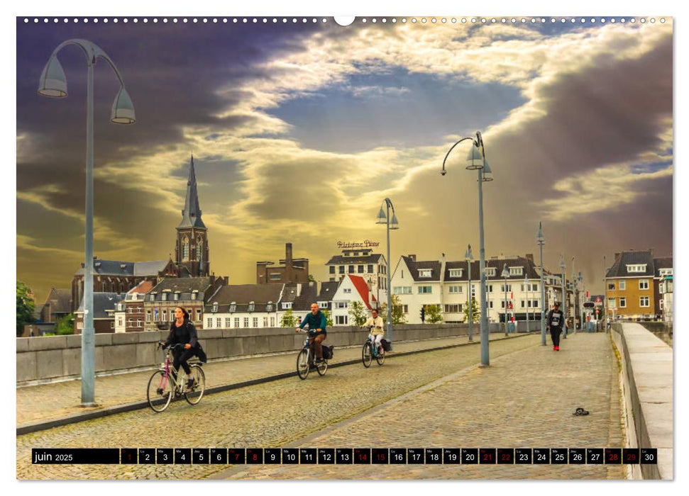 Balade à Maastricht (CALVENDO Calendrier supérieur 2025)