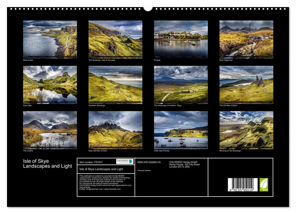 Isle of Skye Landscapes and Light (CALVENDO Premium-Calendar 2025)