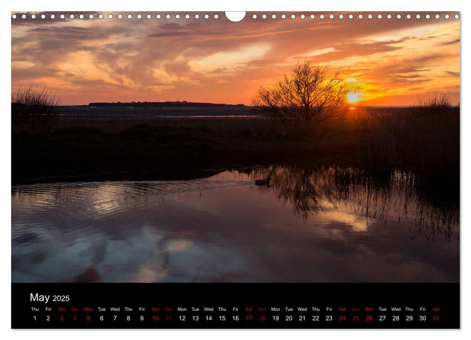 Wirral Reflections (CALVENDO Monthly Calendar 2025)