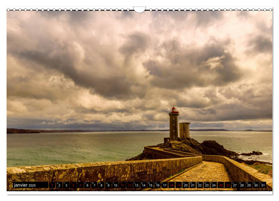 Beautés de Bretagne (CALVENDO Calendrier mensuel 2025)