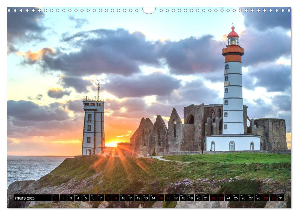 Beautés de Bretagne (CALVENDO Calendrier mensuel 2025)