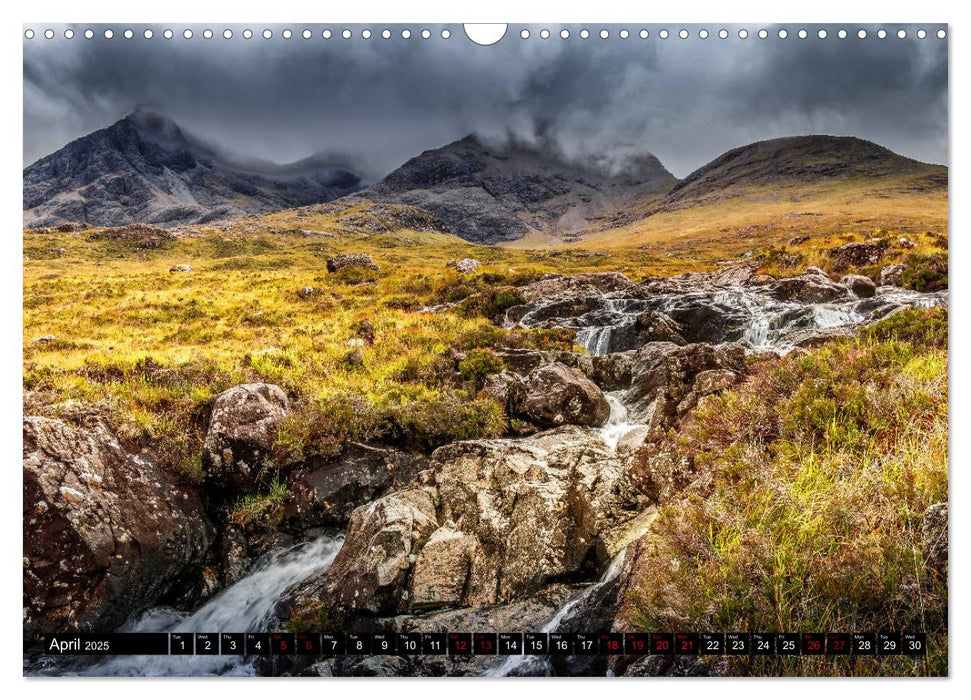 Isle of Skye Landscapes and Light (CALVENDO Monthly Calendar 2025)