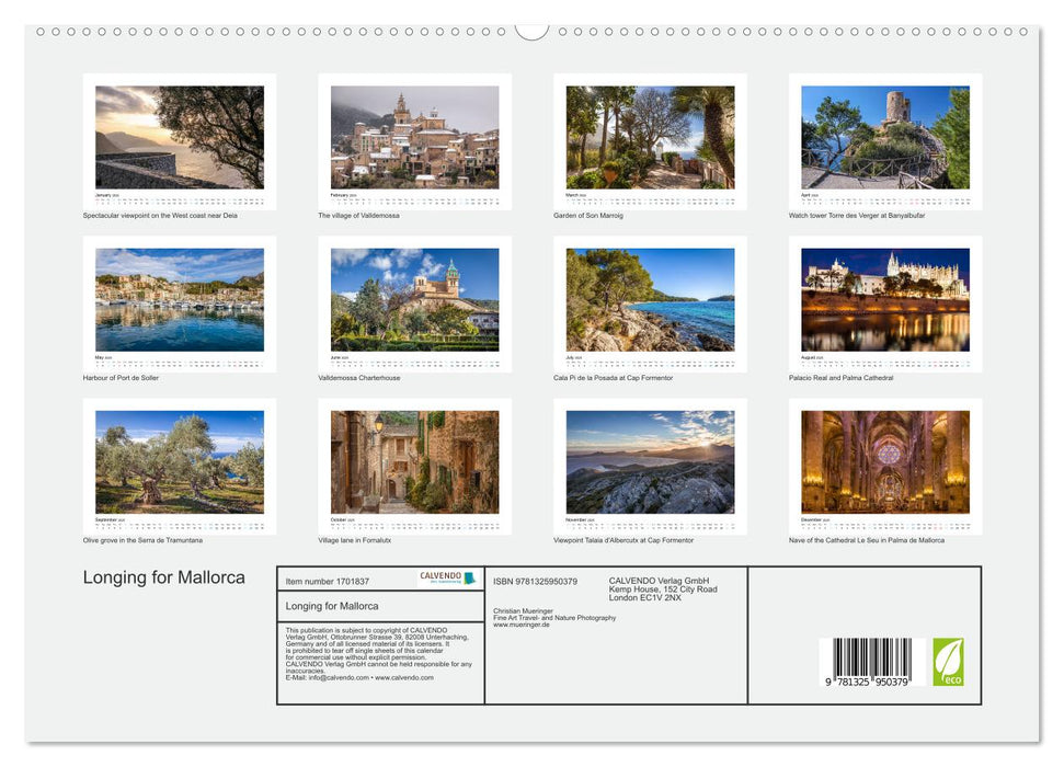 Longing for Mallorca (CALVENDO Premium-Calendar 2025)