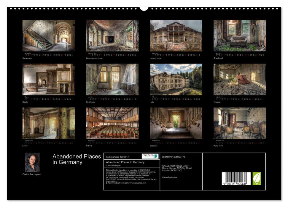 Abandoned Places in Germany (CALVENDO Premium-Calendar 2025)