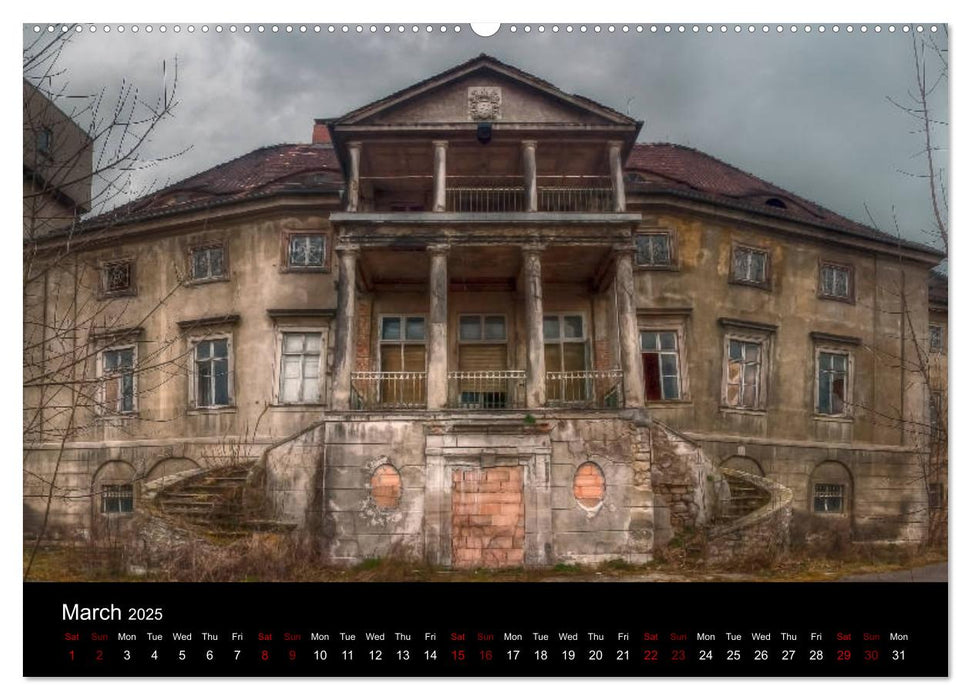 Abandoned Places in Germany (CALVENDO Premium-Calendar 2025)