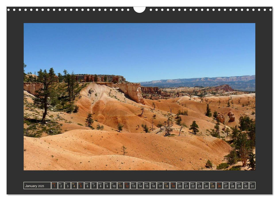 Hiking on the Colorado Plateau (CALVENDO Monthly Calendar 2025)