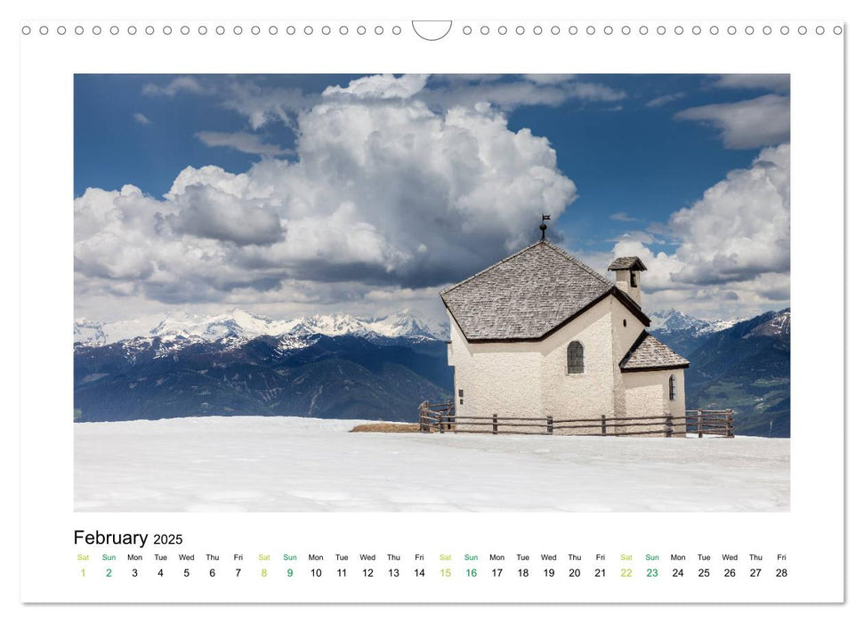 Longing for South Tyrol (CALVENDO Monthly Calendar 2025)