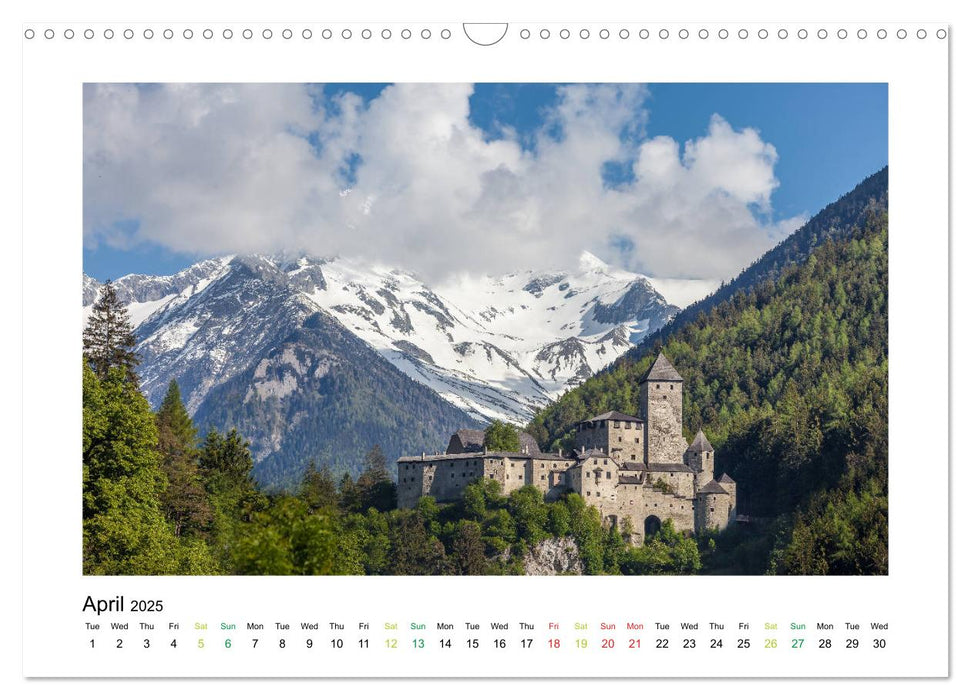 Longing for South Tyrol (CALVENDO Monthly Calendar 2025)