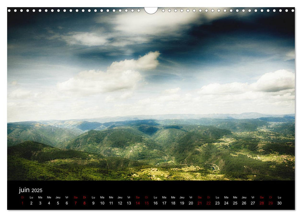 Horizons ardéchois (CALVENDO Calendrier mensuel 2025)