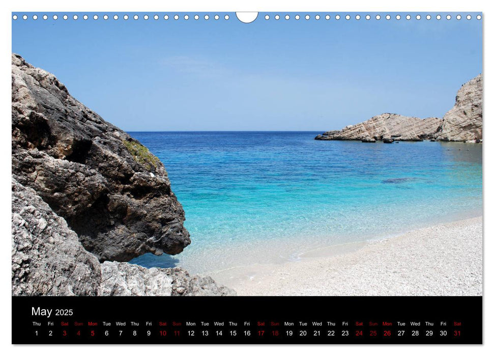 Kefalonia - Dreams of Greece (CALVENDO Monthly Calendar 2025)