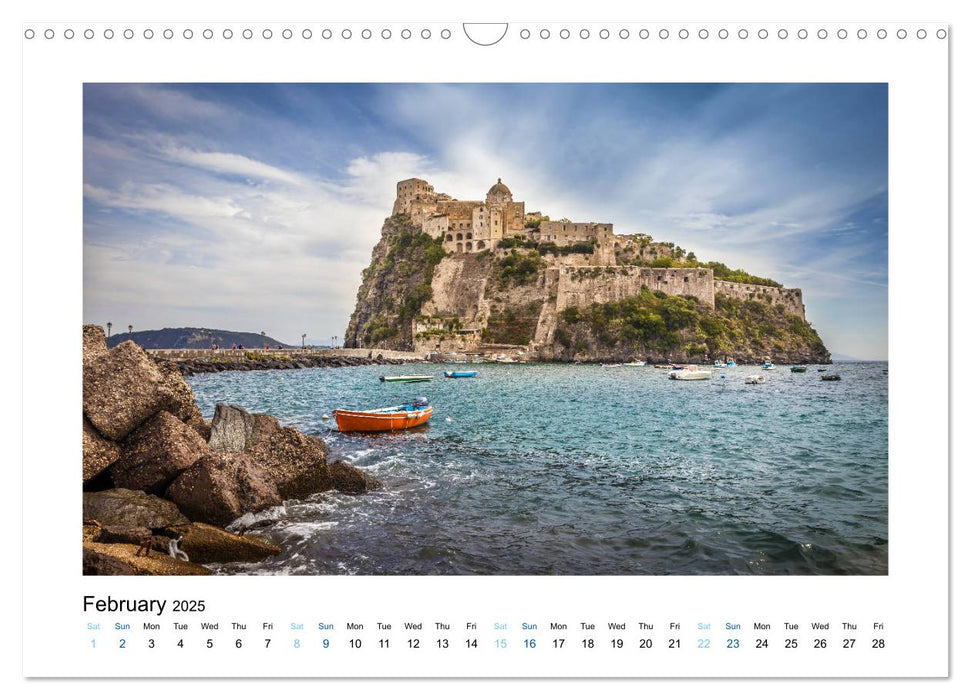 Dream Islands Capri and Ischia (CALVENDO Monthly Calendar 2025)