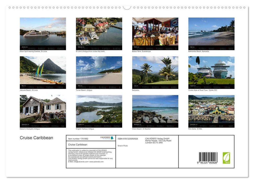 Cruise Caribbean (CALVENDO Premium-Calendar 2025)