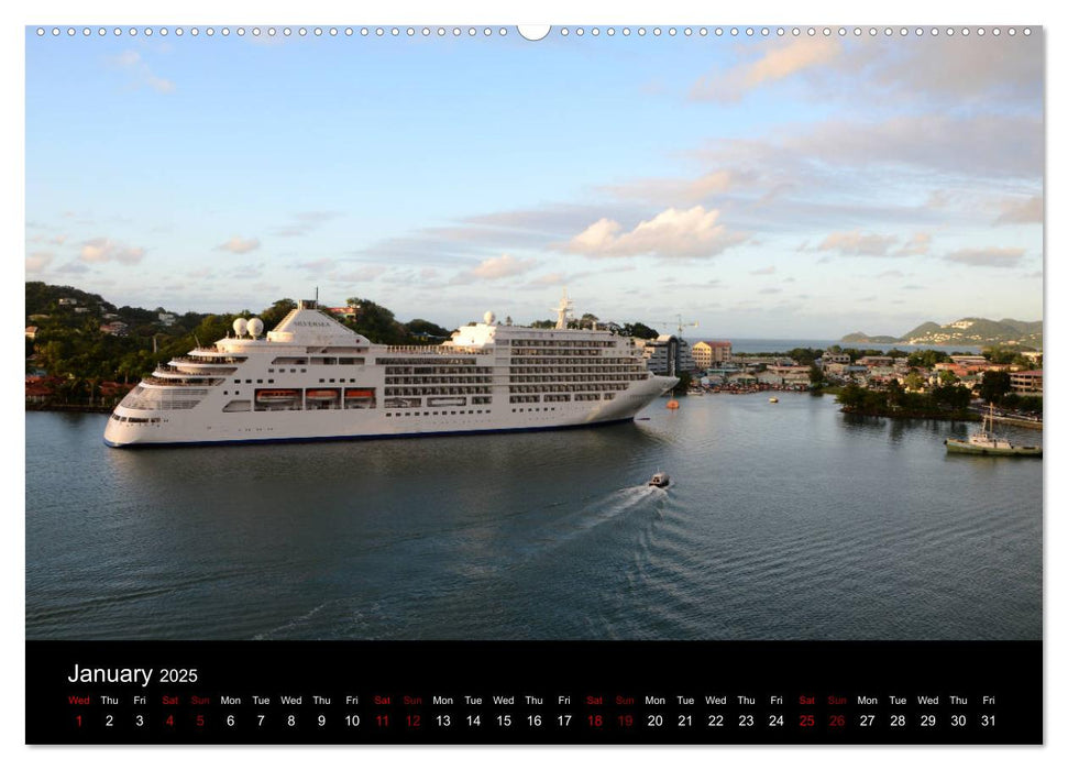 Cruise Caribbean (CALVENDO Premium-Calendar 2025)