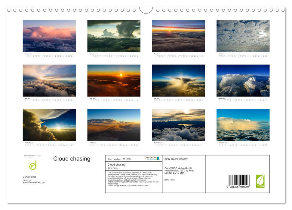 Cloud chasing (CALVENDO Monthly Calendar 2025)