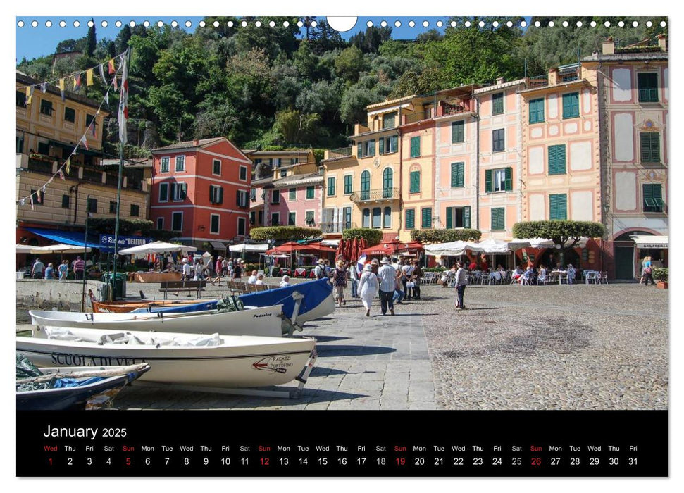 Portofino the Italian Riviera (CALVENDO Monthly Calendar 2025)