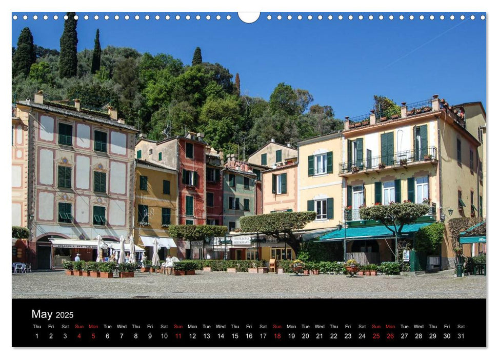 Portofino the Italian Riviera (CALVENDO Monthly Calendar 2025)