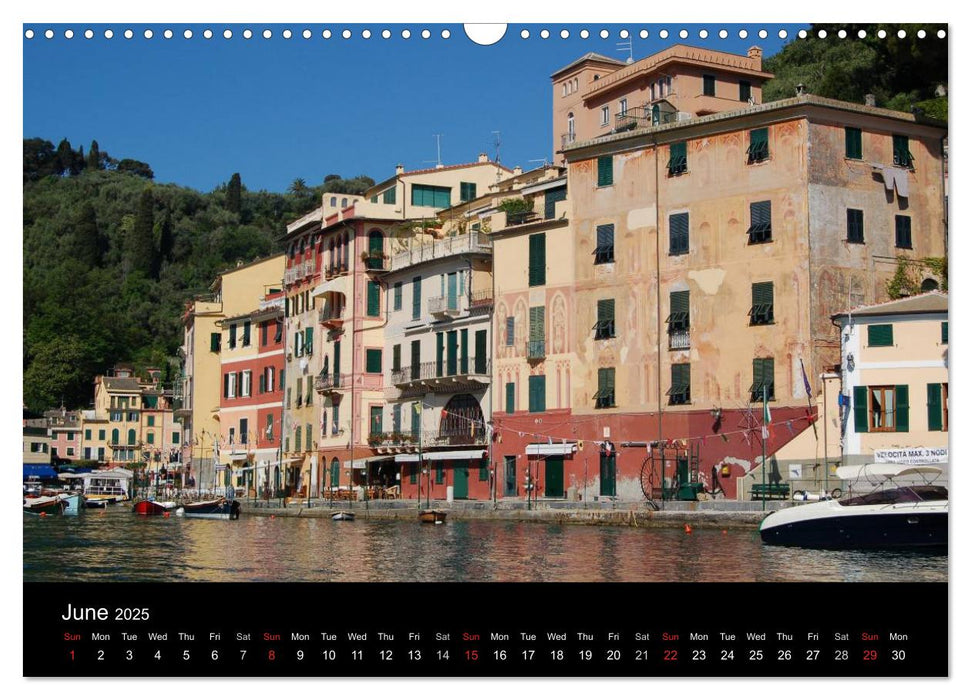 Portofino the Italian Riviera (CALVENDO Monthly Calendar 2025)