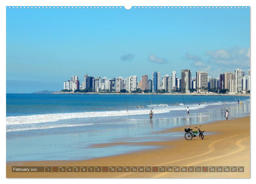 Brazil's north-east beaches (CALVENDO Premium-Calendar 2025)