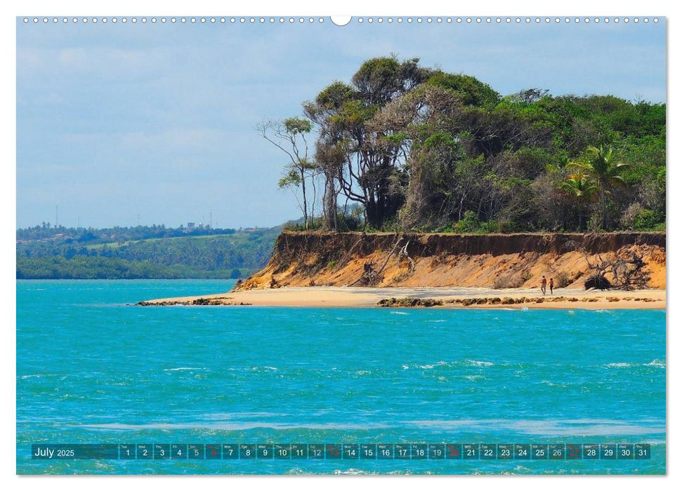 Brazil's north-east beaches (CALVENDO Premium-Calendar 2025)