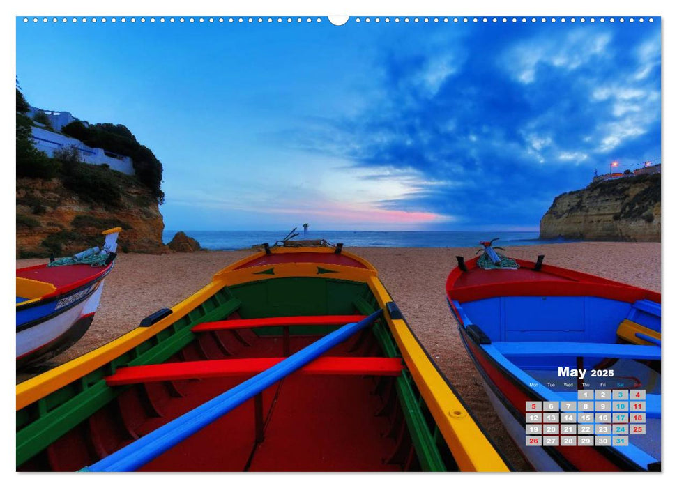 ALGARVE Portugals red coast (CALVENDO Premium-Calendar 2025)