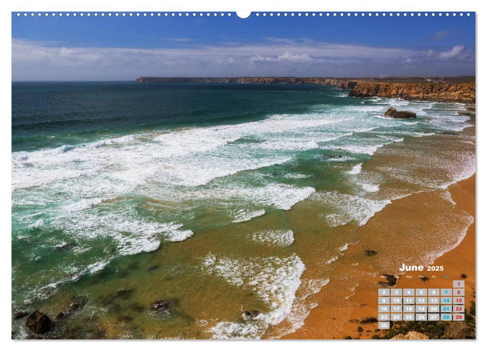 ALGARVE Portugals red coast (CALVENDO Premium-Calendar 2025)