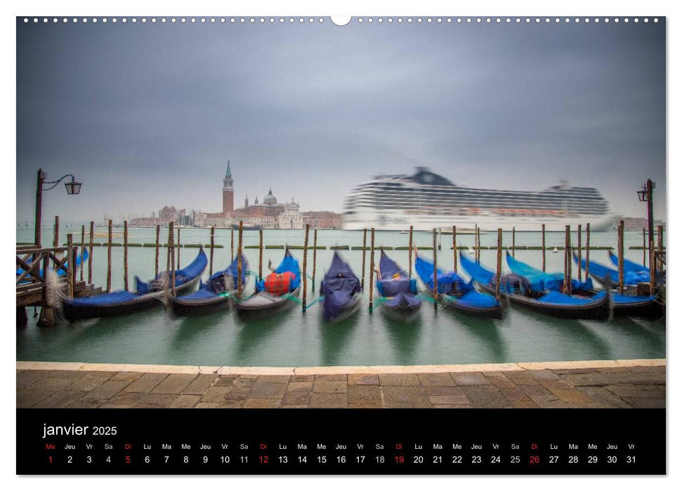 Venise - Ville Magique (CALVENDO Calendrier supérieur 2025)