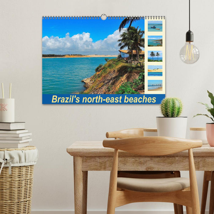 Brazil's north-east beaches (CALVENDO Monthly Calendar 2025)