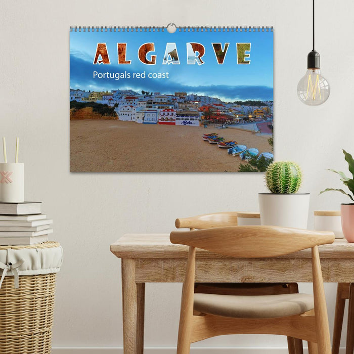 ALGARVE Portugals red coast (CALVENDO Monthly Calendar 2025)